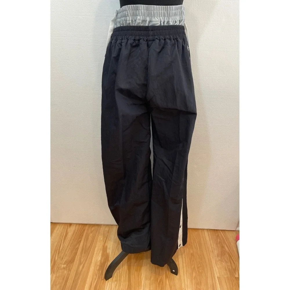 Nike x‎ AMBUSH DB8589-010 Nets NBA Tearaway Pants Black/White Womens Size M